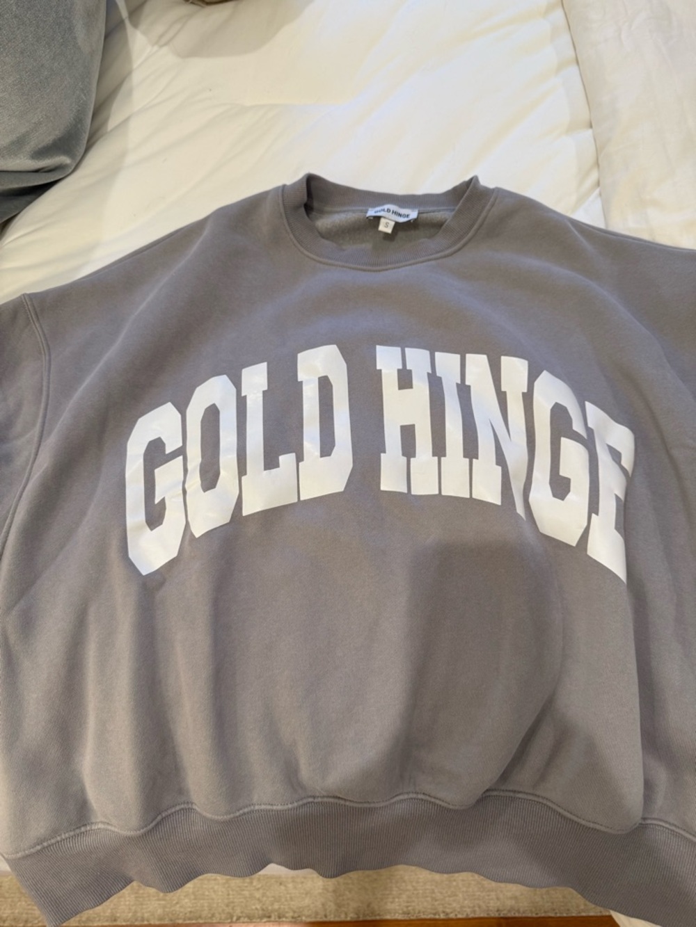Gold Hinge sweatshirt size small